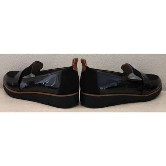 Dr. Scholl's G1379S1002 Women's Sz 8.5W Black Patent Leather Webster Loafers - Picture 11 of 15